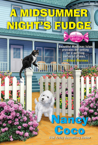 A Midsummer Night's Fudge (A Candy-coated Mystery) book cover by Nancy Coco