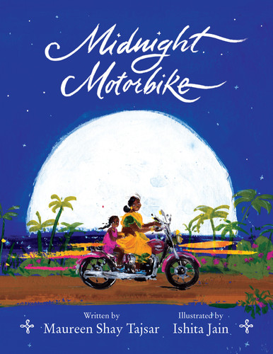Midnight Motorbike book cover by Maureen Shay Tajsar