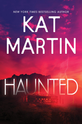 Haunted book cover by Kat Martin