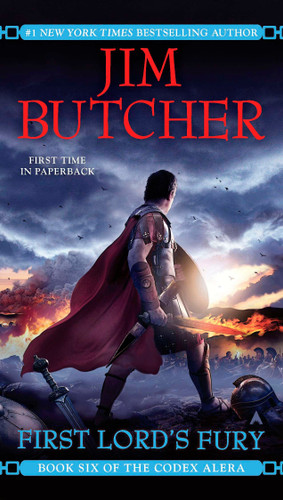 First Lord's Fury (Codex Alera) book cover by Jim Butcher