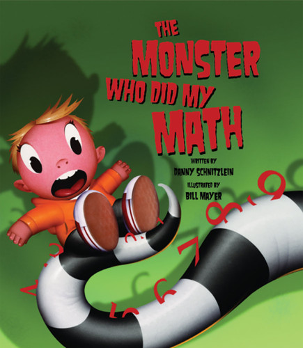 The Monster Who Did My Math book cover by Danny Schnitzlein