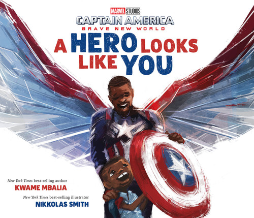 Captain America: Brave New World: A Hero Looks Like You book cover by Kwame Mbalia