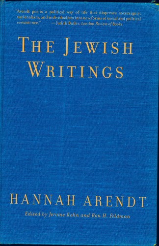 The Jewish Writings book cover by Hannah Arendt