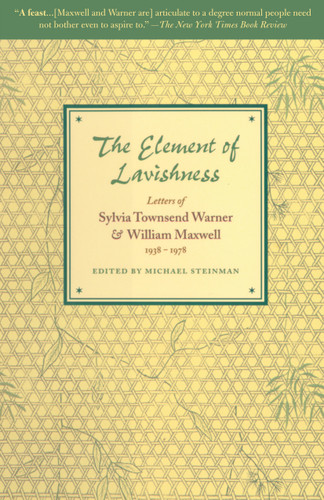 The Element of Lavishness book cover by William Maxwell
