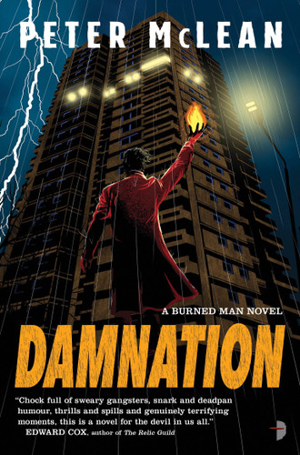 Damnation (The Burned Man) book cover by Peter McLean
