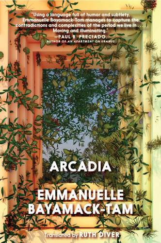Arcadia book cover by Emmanuelle Bayamack-Tam