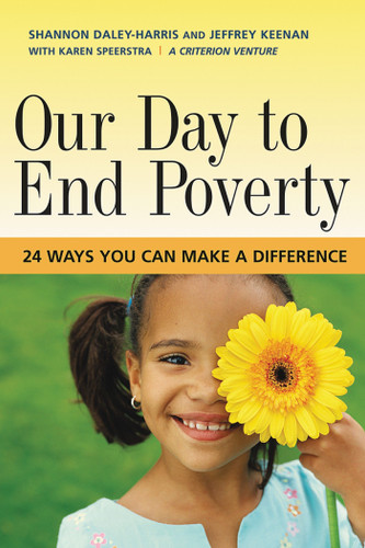 Our Day to End Poverty: 24 Ways You Can Make a Difference book cover by Shannon Daley-Harris