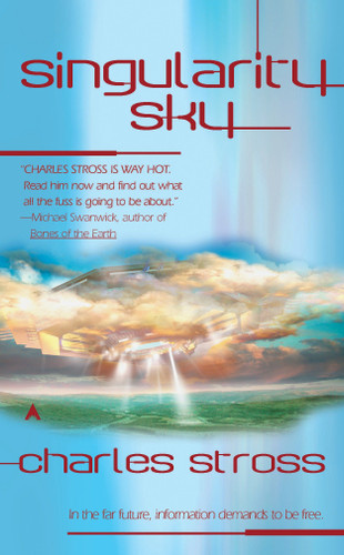 Singularity Sky (Singularity) book cover by Charles Stross