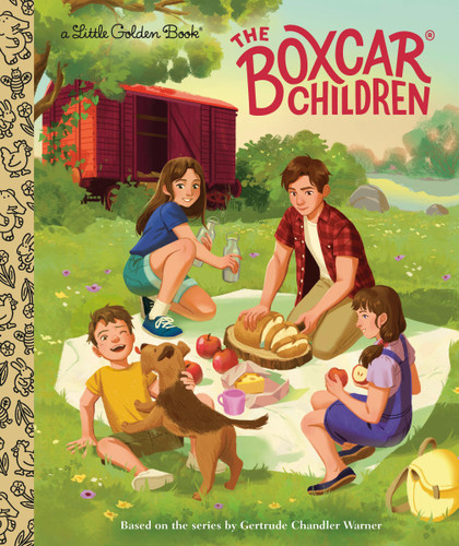 The Boxcar Children Little Golden Book (Little Golden Book) book cover by Gertrude Chandler Warner