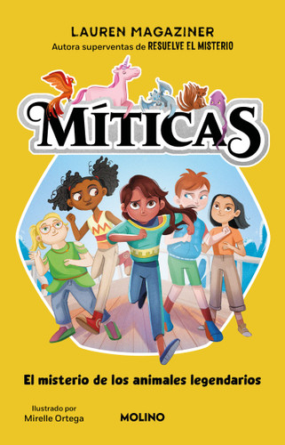 El misterio de los animales legendarios / Marina and the Kraken (MÍTICAS) book cover by Lauren Magaziner