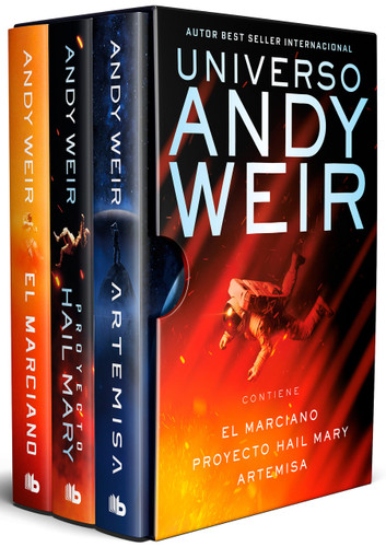 Universo Andy Weir (edición estuche: El marciano / Proyecto Hail Mary / Artemisa) / Andy Weir Universe (Box Set: The Martian / Project Hail Mary / Artemis) book cover by Andy Weir
