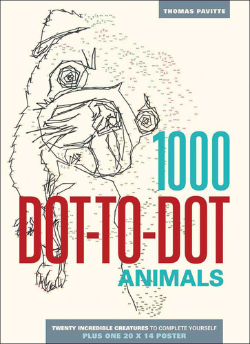 1000 Dot-to-Dot: Animals book cover by Thomas Pavitte