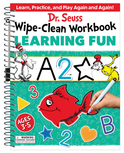 Dr. Seuss Wipe-Clean Workbook: Learning Fun: Activity Workbook for Ages 3-5 (Dr. Seuss Workbooks) book cover by Dr. Seuss