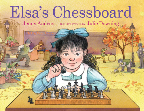 Elsa's Chessboard book cover by Jenny Andrus