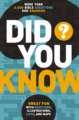 Did You Know?: More Than 6,000 Bible Questions and Answers book cover by Zondervan