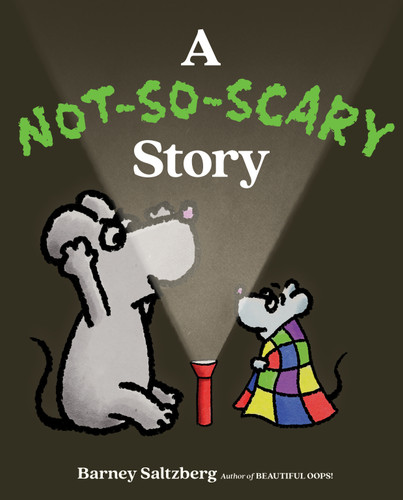 A Not-So-Scary Story book cover by Barney Saltzberg