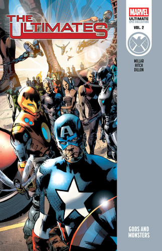 Ultimates Epic Collection: Gods And Monsters [Gatefold] book cover by Mark Millar