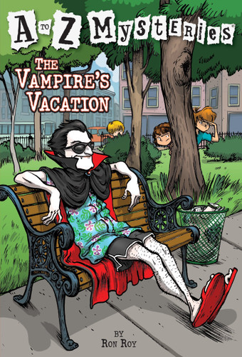 A to Z Mysteries: The Vampire's Vacation (A to Z Mysteries) book cover by Ron Roy