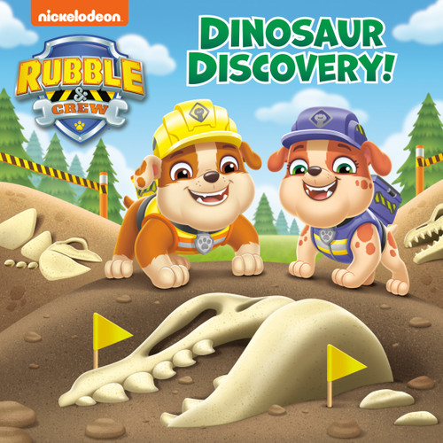 Dinosaur Discovery! (PAW Patrol: Rubble & Crew) book cover by Hollis James