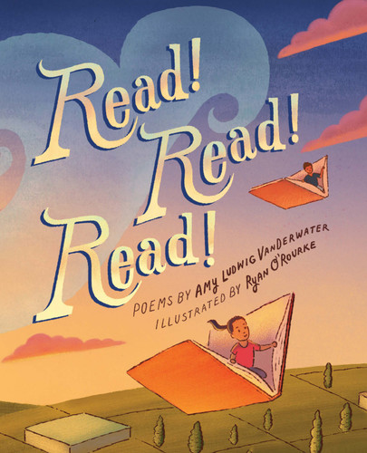 Read! Read! Read! book cover by Amy Ludwig VanDerwater