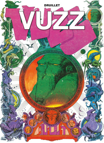 Vuzz (Graphic Novel) book cover by Philippe Druillet