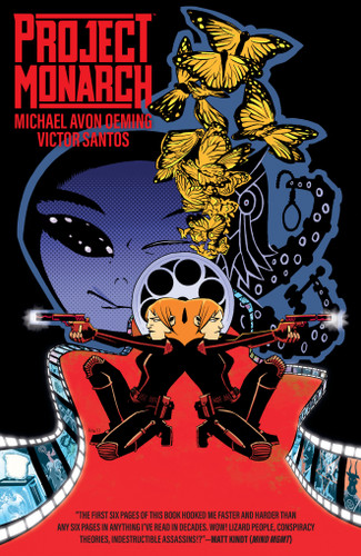 Project Monarch book cover by Michael Avon Oeming