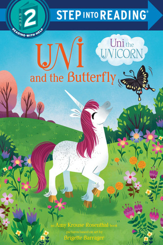 Uni and the Butterfly (Uni the Unicorn) (Step into Reading, Step 2) book cover by Amy Krouse Rosenthal
