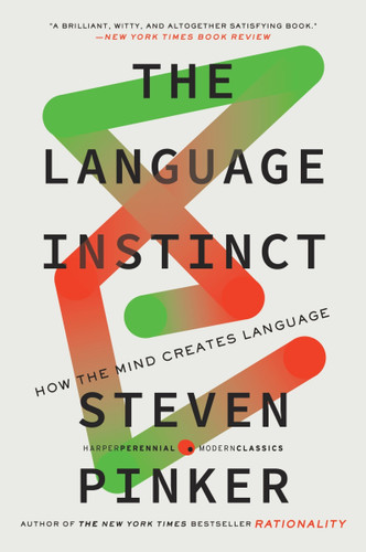 The Language Instinct: How the Mind Creates Language book cover by Steven Pinker