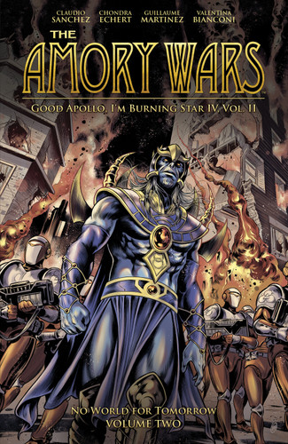 The Amory Wars: No World for Tomorrow Vol. 2 (Good Apollo, I'm Burning Star IV, Volume II) (The Amory Wars) book cover by Claudio Sanchez, Chondra Echert