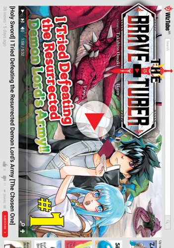 The Brave-Tuber Vol. 1 (The Brave-Tuber) book cover by Takahito Oosaki