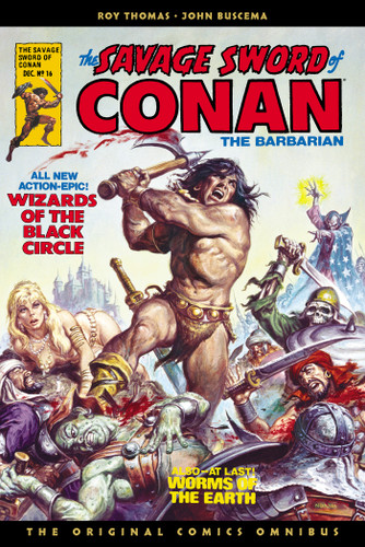The Savage Sword of Conan: The Original Comics Omnibus Vol.2 (SAVAGE SWORD OF CONAN OMNIBUS) book cover by Roy Thomas