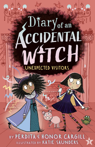 Unexpected Visitors (Diary of an Accidental Witch) book cover by Perdita Cargill, Honor Cargill