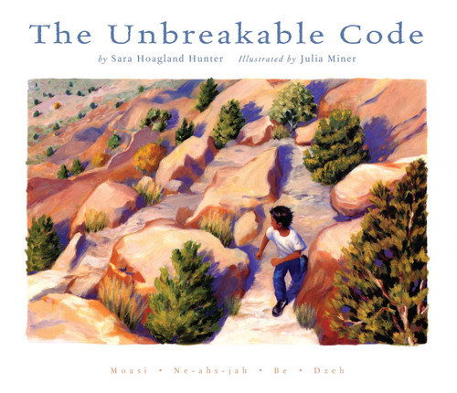 Unbreakable Code book cover by Sara Hoagland Hunter