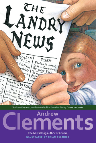 The Landry News book cover by Andrew Clements