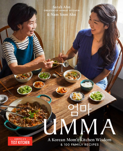 Umma: A Korean Mom's Kitchen Wisdom and 100 Family Recipes book cover by Sarah Ahn, Nam Soon Ahn