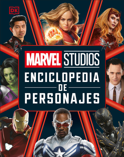 Marvel Studios Enciclopedia de personajes (Character Encyclopedia) book cover by Kelly Knox