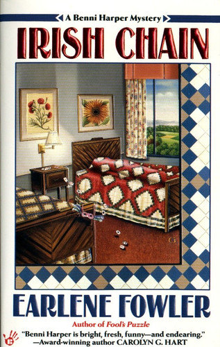 Irish Chain (Benni Harper Mystery) book cover by Earlene Fowler