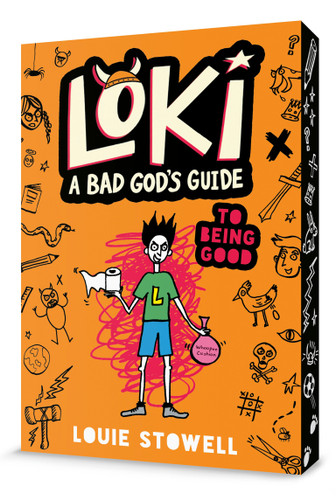 Loki: A Bad God's Guide to Being Good: (A Hilarious Middle Grade Fantasy Adventure Inspired by Norse Mythology for Ages 8-12) (Loki: A Bad God's Guide) book cover by Louie Stowell