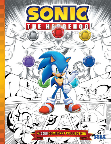 Sonic the Hedgehog: The IDW Comic Art Collection book cover by 