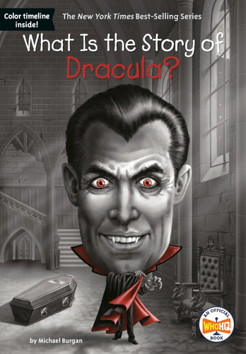 What Is the Story of Dracula? (What Is the Story Of?) book cover by Michael Burgan, Who HQ