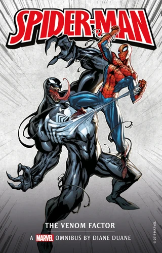 Marvel classic novels - Spider-Man: The Venom Factor Omnibus book cover by Diane Duane