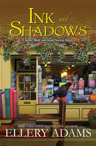 Ink and Shadows: A Witty & Page-Turning Southern Cozy Mystery (A Secret, Book and Scone Society Novel) book cover by Ellery Adams