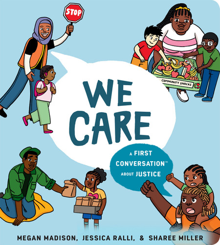 We Care: A First Conversation About Justice (First Conversations) book cover by Megan Madison, Jessica Ralli