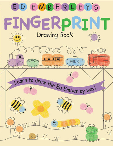 Ed Emberley's Fingerprint Drawing Book book cover by Ed Emberley