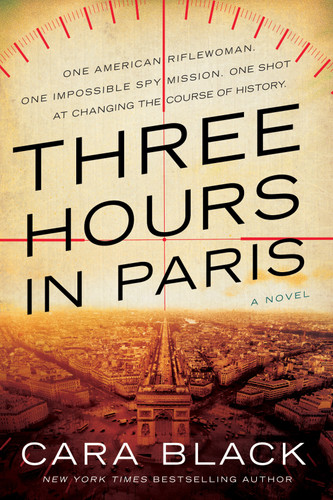 Three Hours in Paris (A Kate Rees WWII Novel) book cover by Cara Black