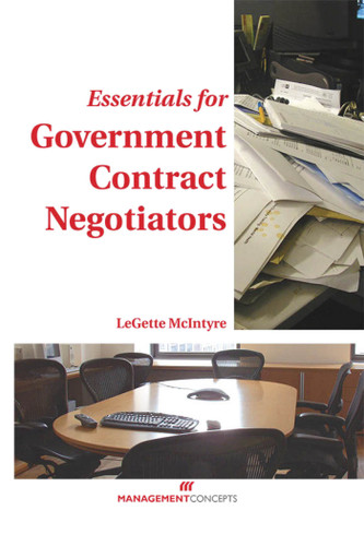 Essentials for Government Contract Negotiators book cover by Legette McIntyre