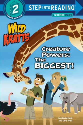 Creature Powers: The Biggest! (Wild Kratts) (Step into Reading) book cover by Martin Kratt, Chris Kratt