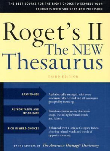 Roget's II the New Thesaurus Cover