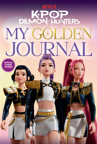 KPop Demon Hunters: My Golden Journal: Official Guided Journal book cover by Random House