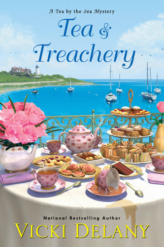 Tea & Treachery (Tea by the Sea Mysteries) book cover by Vicki Delany